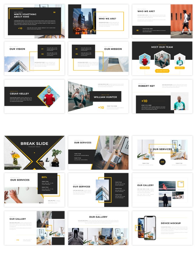 Creative and Modern Keynote Templates EntheosWeb
