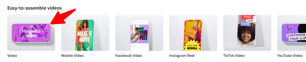 Canva video options | How to Create a Video in Canva | Entheosweb Video options available in canva