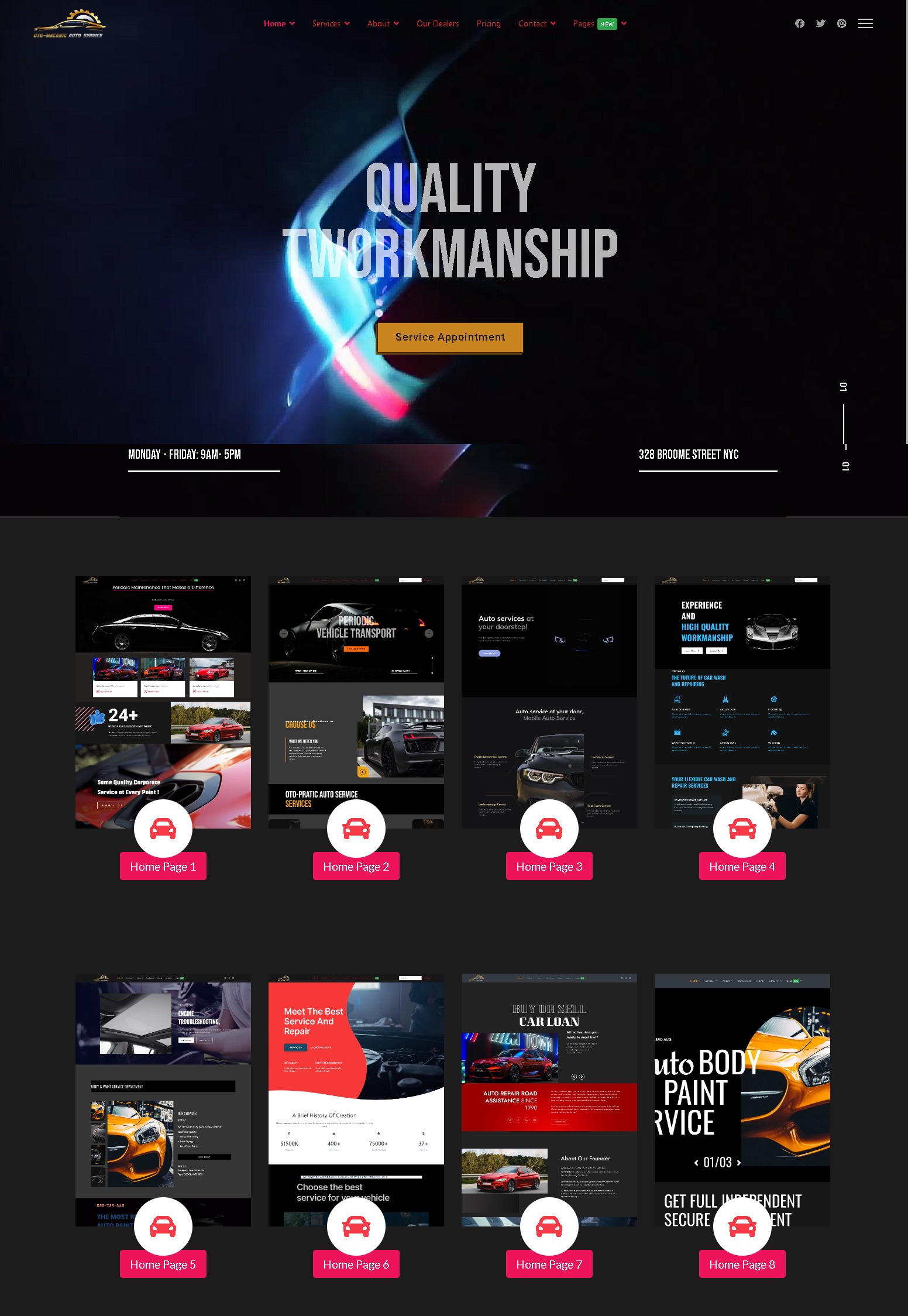 Oto mecanic auto service and expertiz joomla4 template