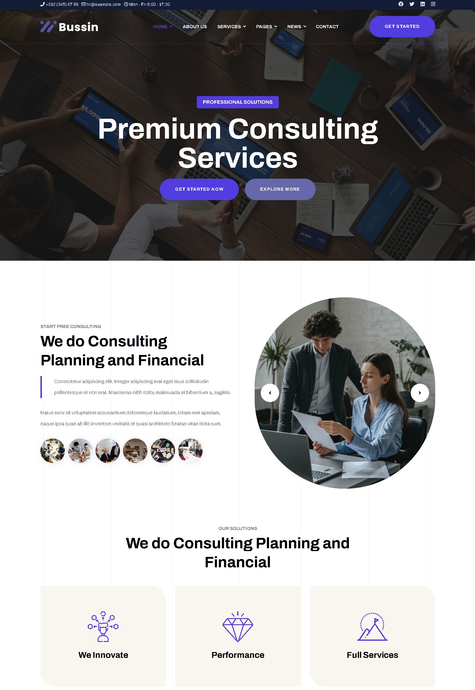 Bussin   business consulting multi purpose joomla template