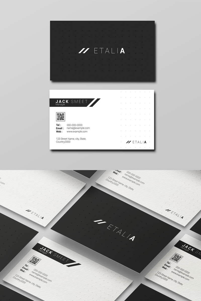Image 4 | Creative Black White Business Card Design Templates | Entheosweb Image 4
