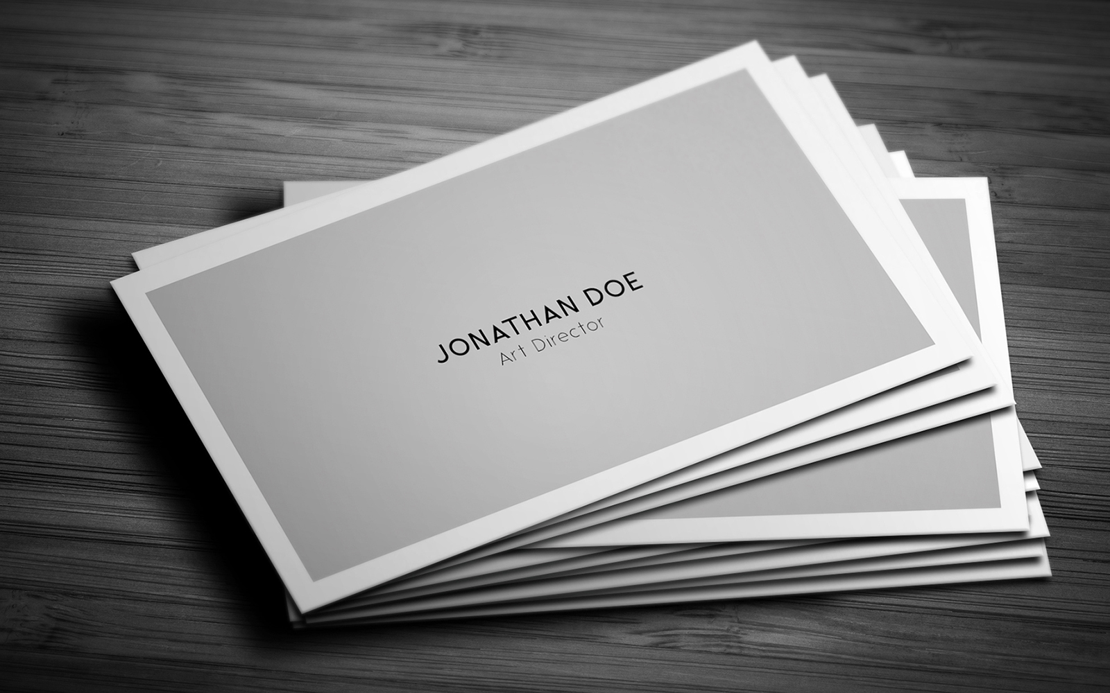 Image 8 | Creative Black White Business Card Design Templates | Entheosweb Clean minimal business card template