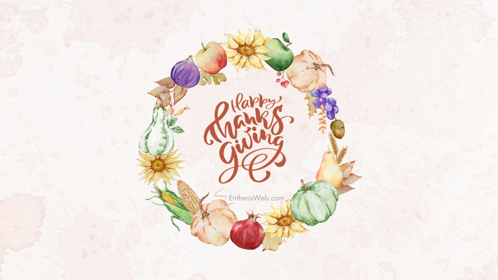 Thanksgiving desktop wallpaper background by entheosweb