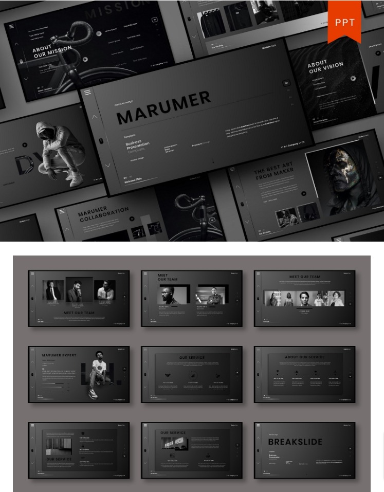 Marumer  business powerpoint template