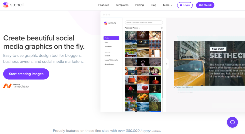 Stencil   free tools for creating social media graphics online