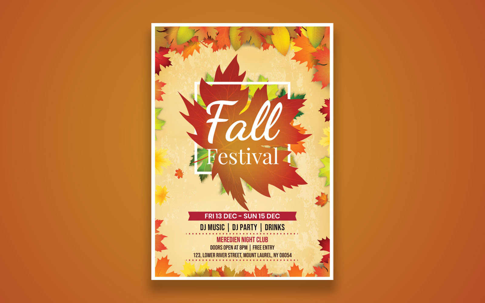 Fall festival flyer