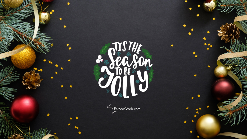Tis the season to be jolly wallpaper background