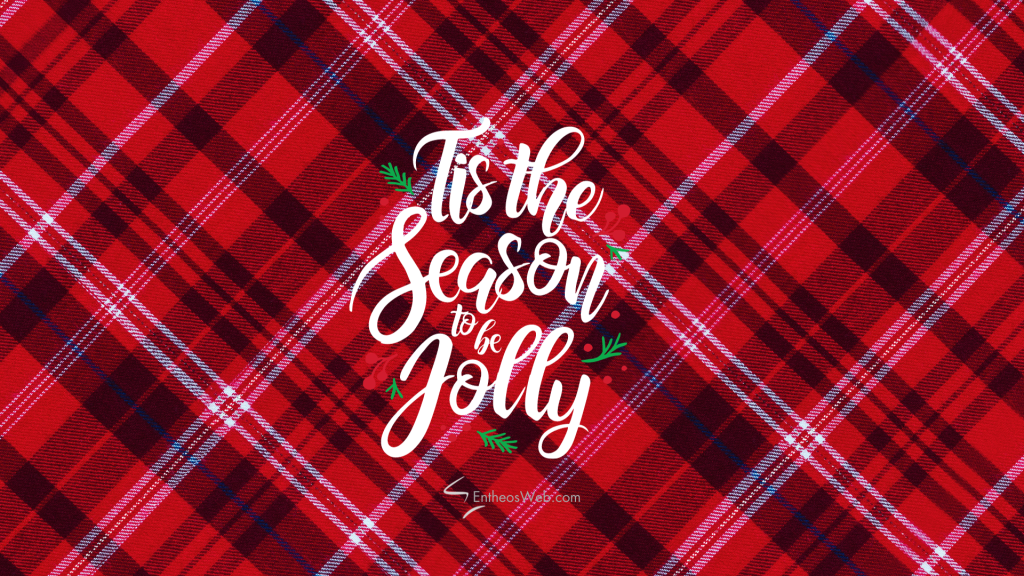 Tis the season to be jolly wallpaper background