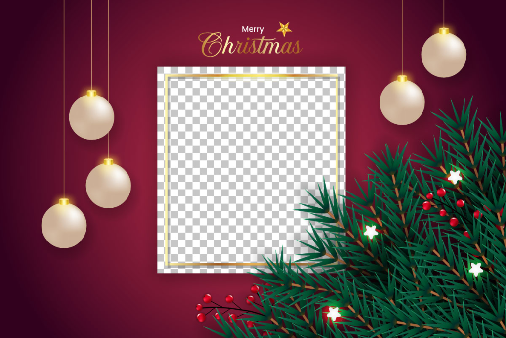 Creative Christmas Photo Frames in Illustrator | EntheosWeb