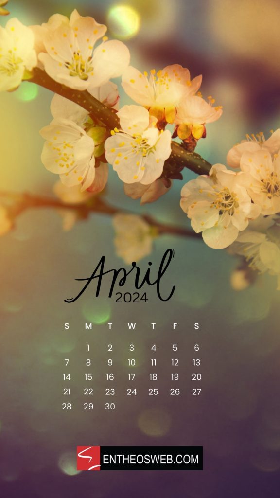 April 2024 phone wallpaper background