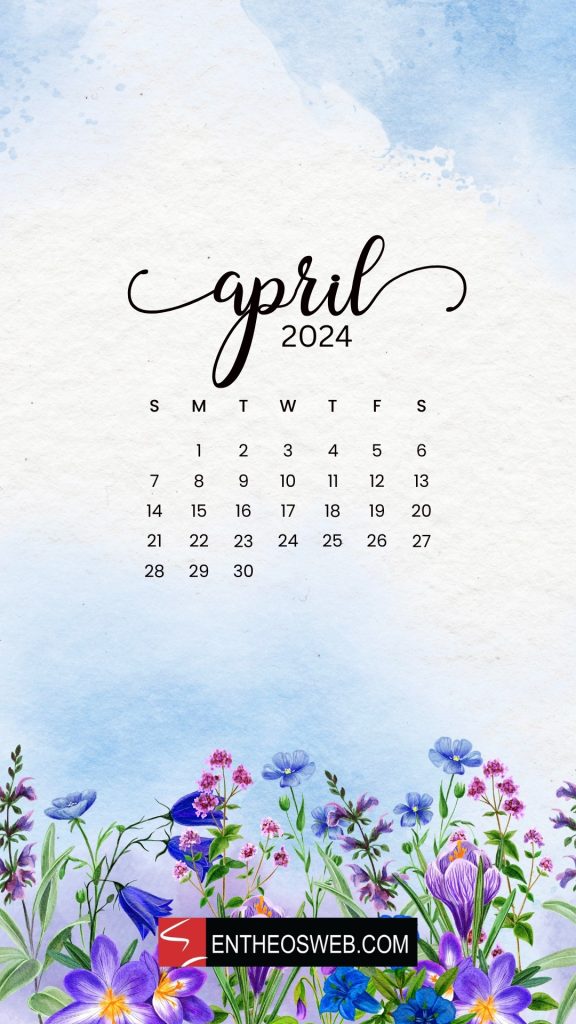 April 2024 phone wallpaper background