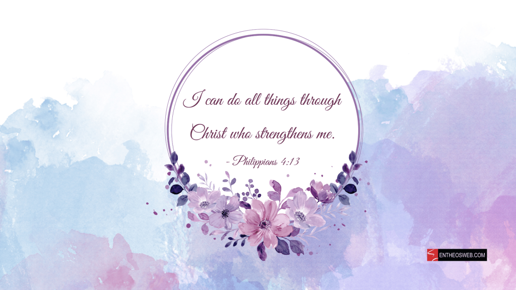 Christian desktop wallpaper   i can do all things through christ who strengthens me