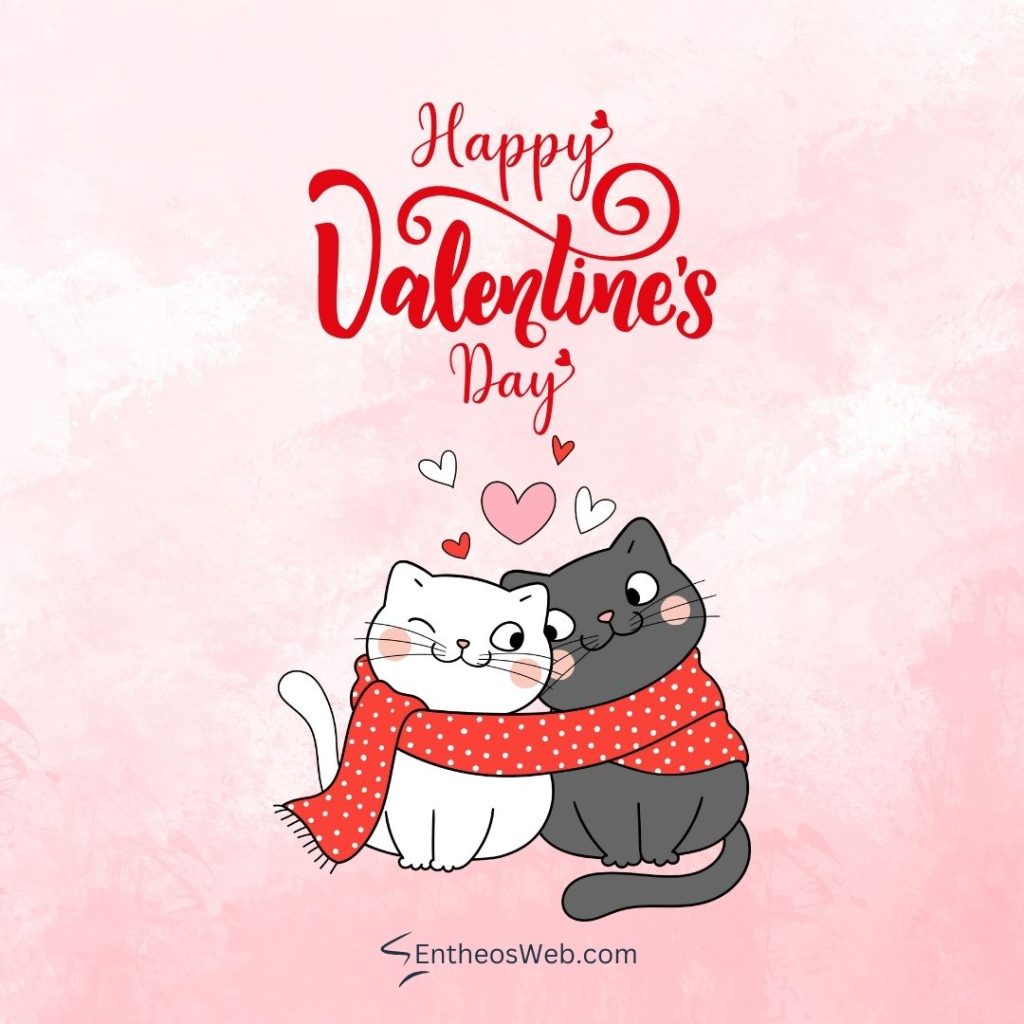 Happy valentine's Day - cute cats