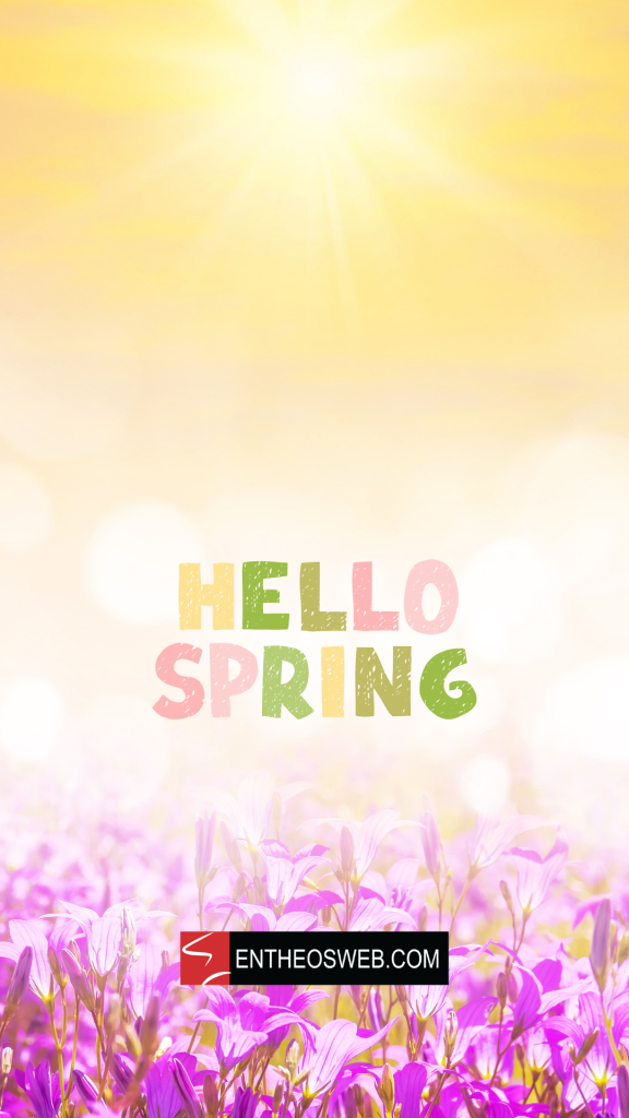 Hello spring phone wallpaper by entheosweb 3