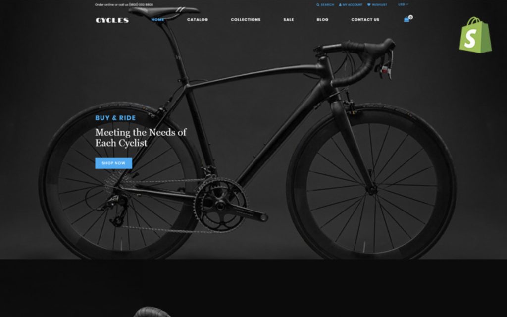Cycles   bikes shop shopify theme