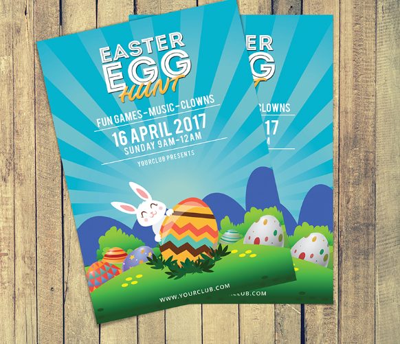 Image | cheerful easter flyer templates easter egg hunt templates for kids | entheosweb Image