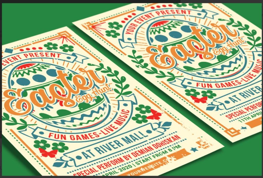 Image | cheerful easter flyer templates easter egg hunt templates for kids | entheosweb Image