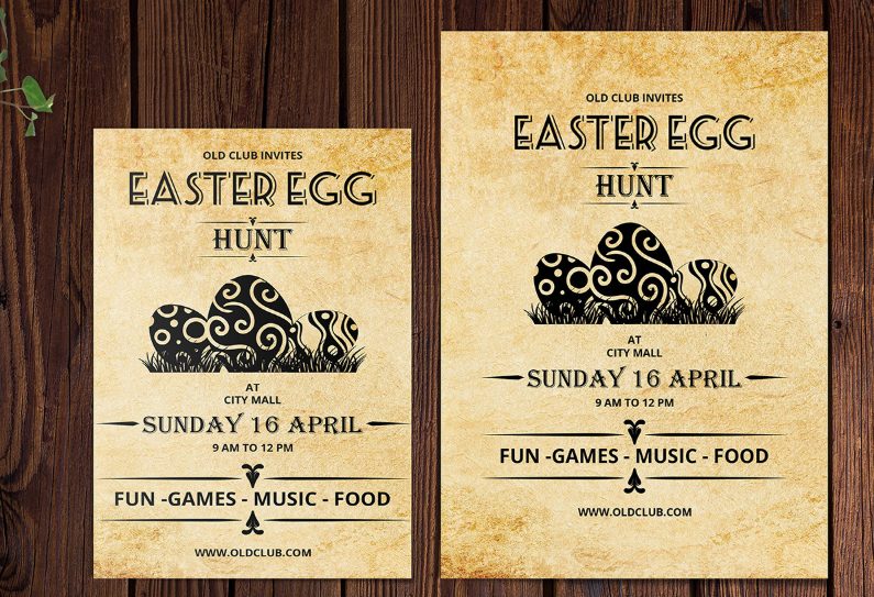 Image | cheerful easter flyer templates easter egg hunt templates for kids | entheosweb Image