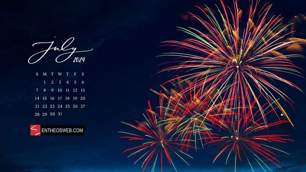 July 2024 desktop wallpaper calendar