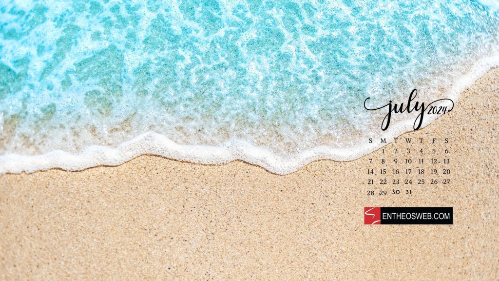 July 2024 desktop wallpaper calendar