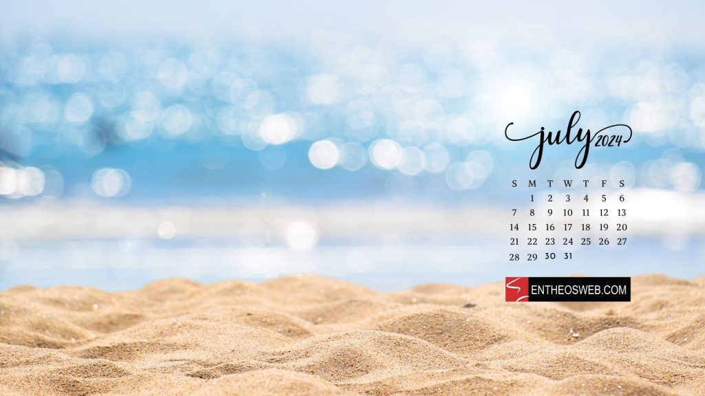 July 2024 desktop wallpaper calendar