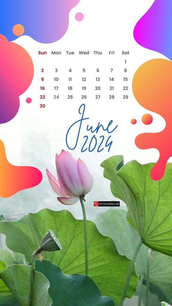June 2024 phone wallpaper