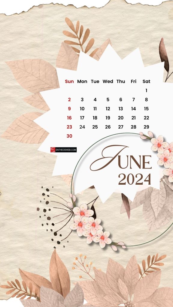 June 2024 phone wallpaper