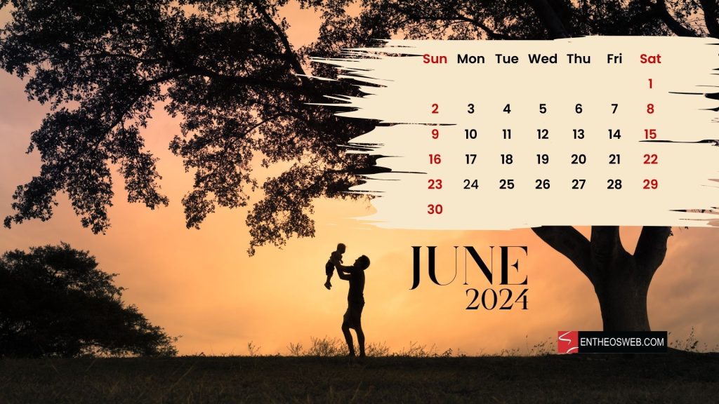 June 2024 desktop wallpaper calendar