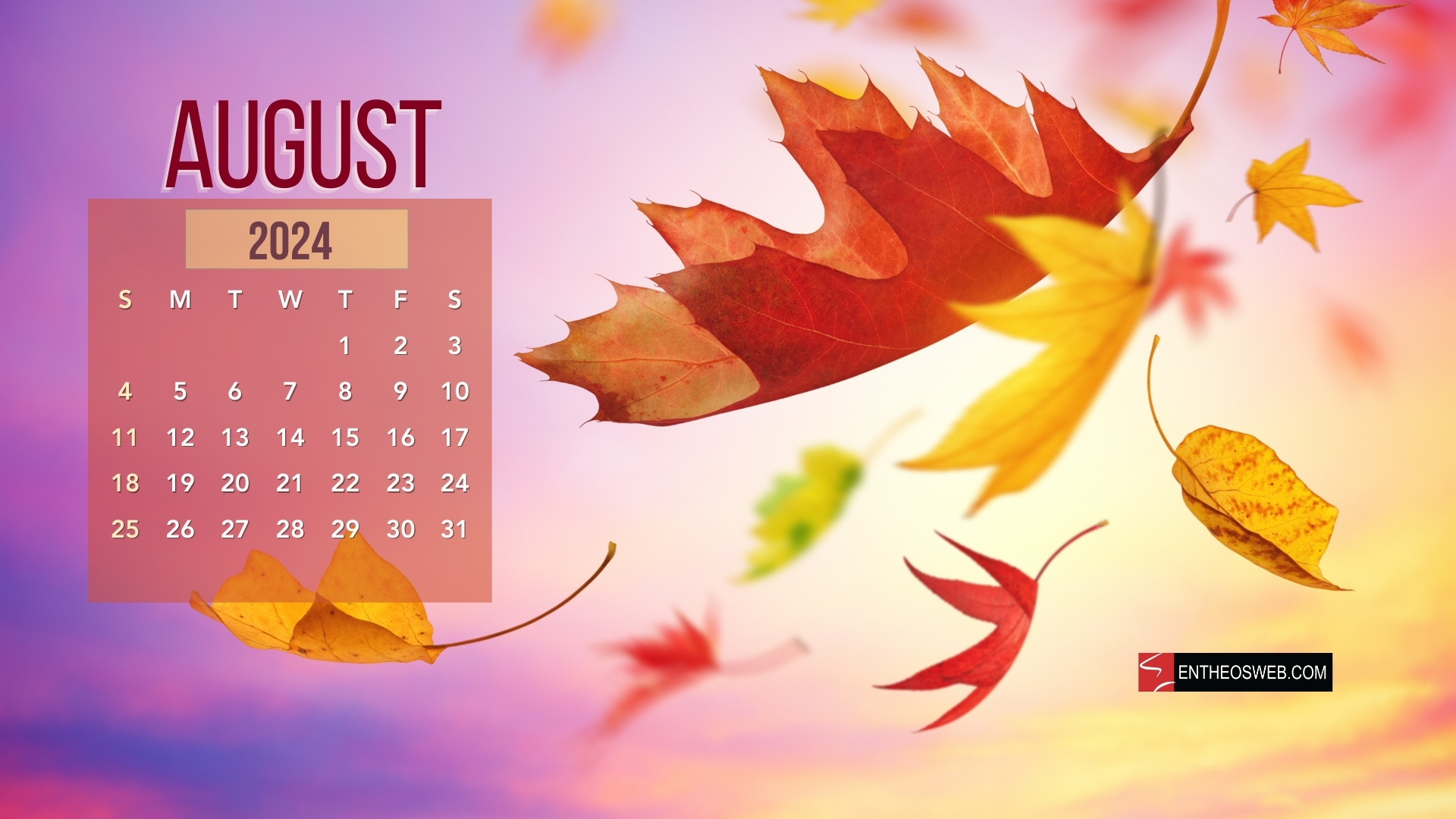 August 2025 Desktop Wallpaper EntheosWeb