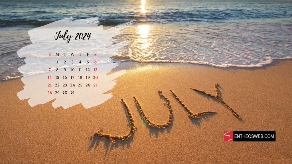 July 2024 desktop wallpaper calendar