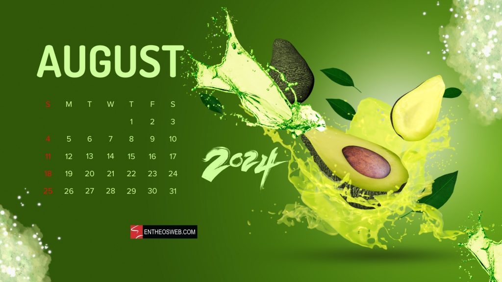 Splashing avocado juice