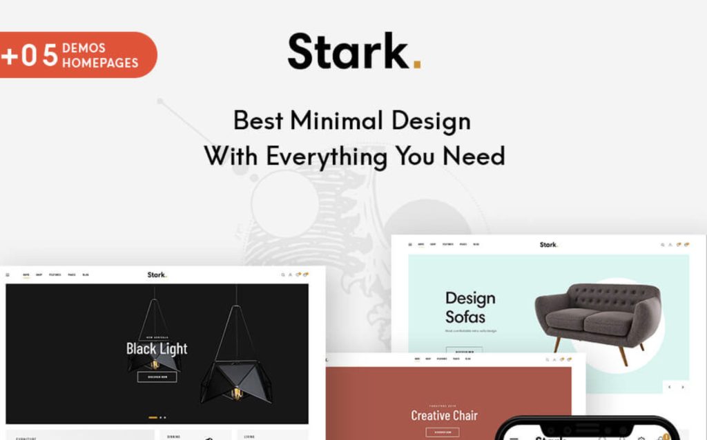 Stark   furniture  home decor shopify theme