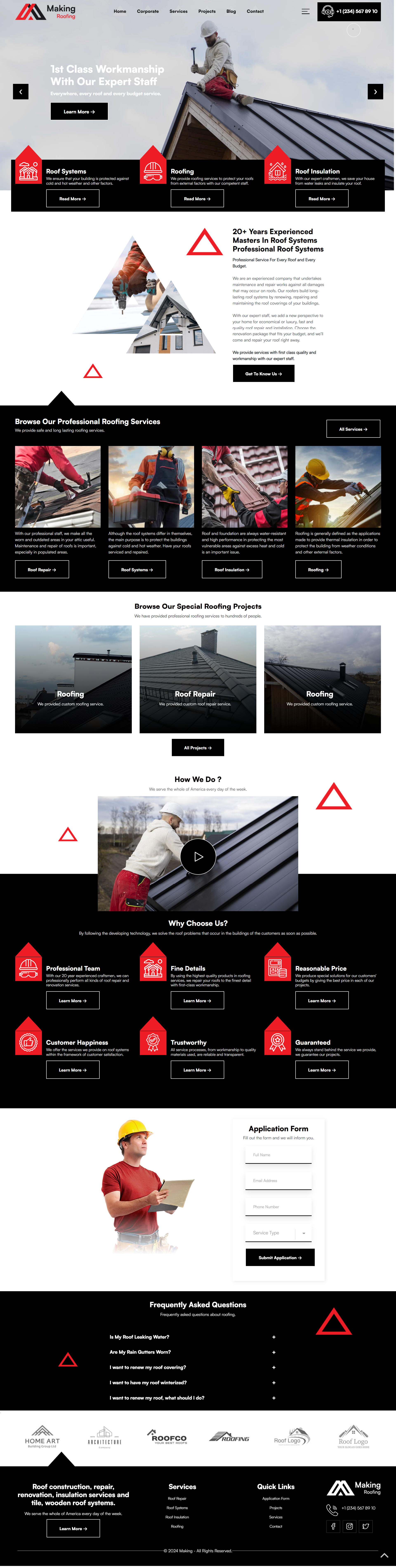 Woodlab handyman maintenance woodworks wordpress theme