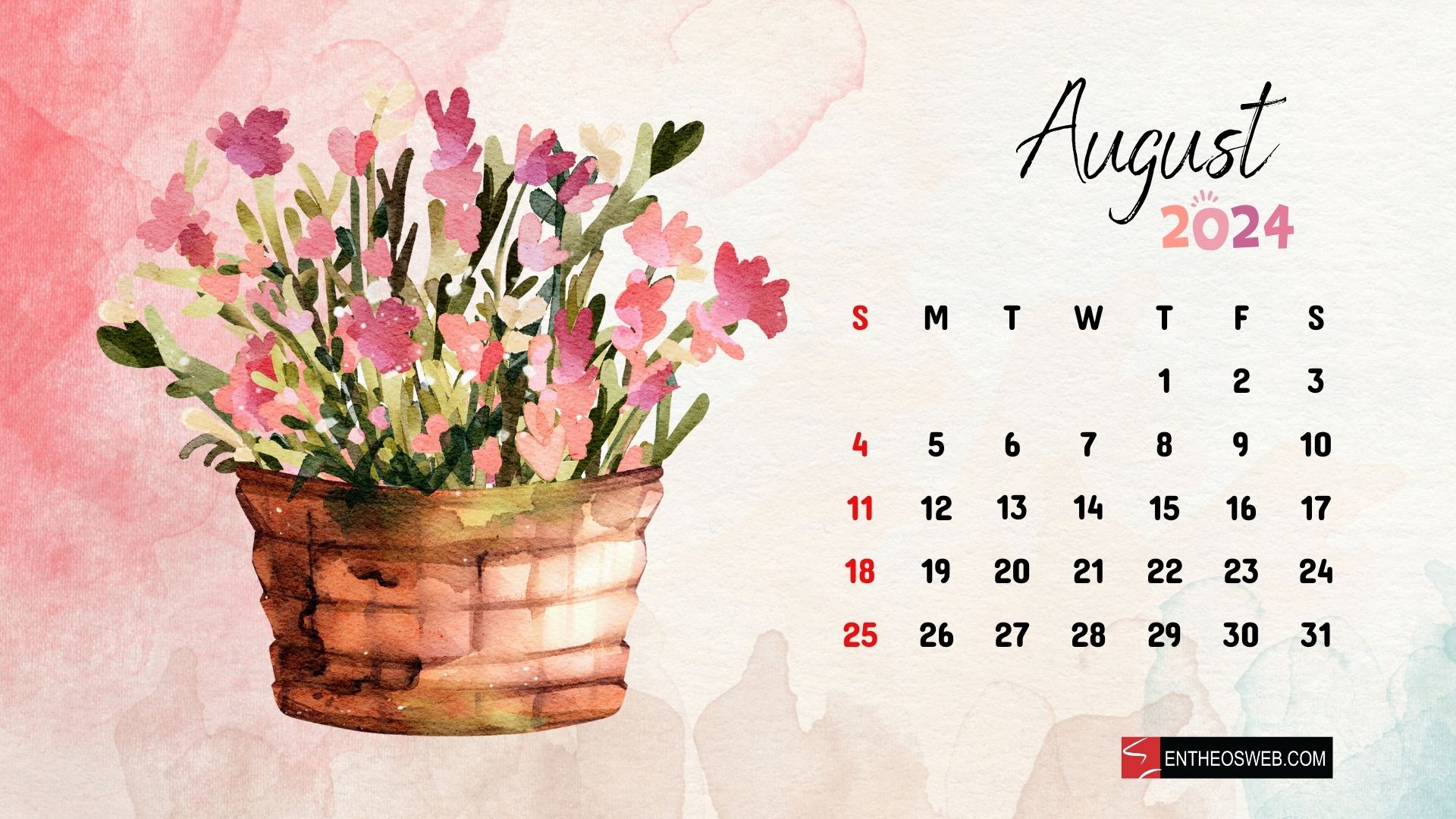 August 2025 Desktop Wallpaper EntheosWeb