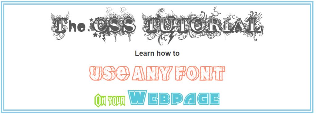 CSS Custom Fonts Tutorial | EntheosWeb