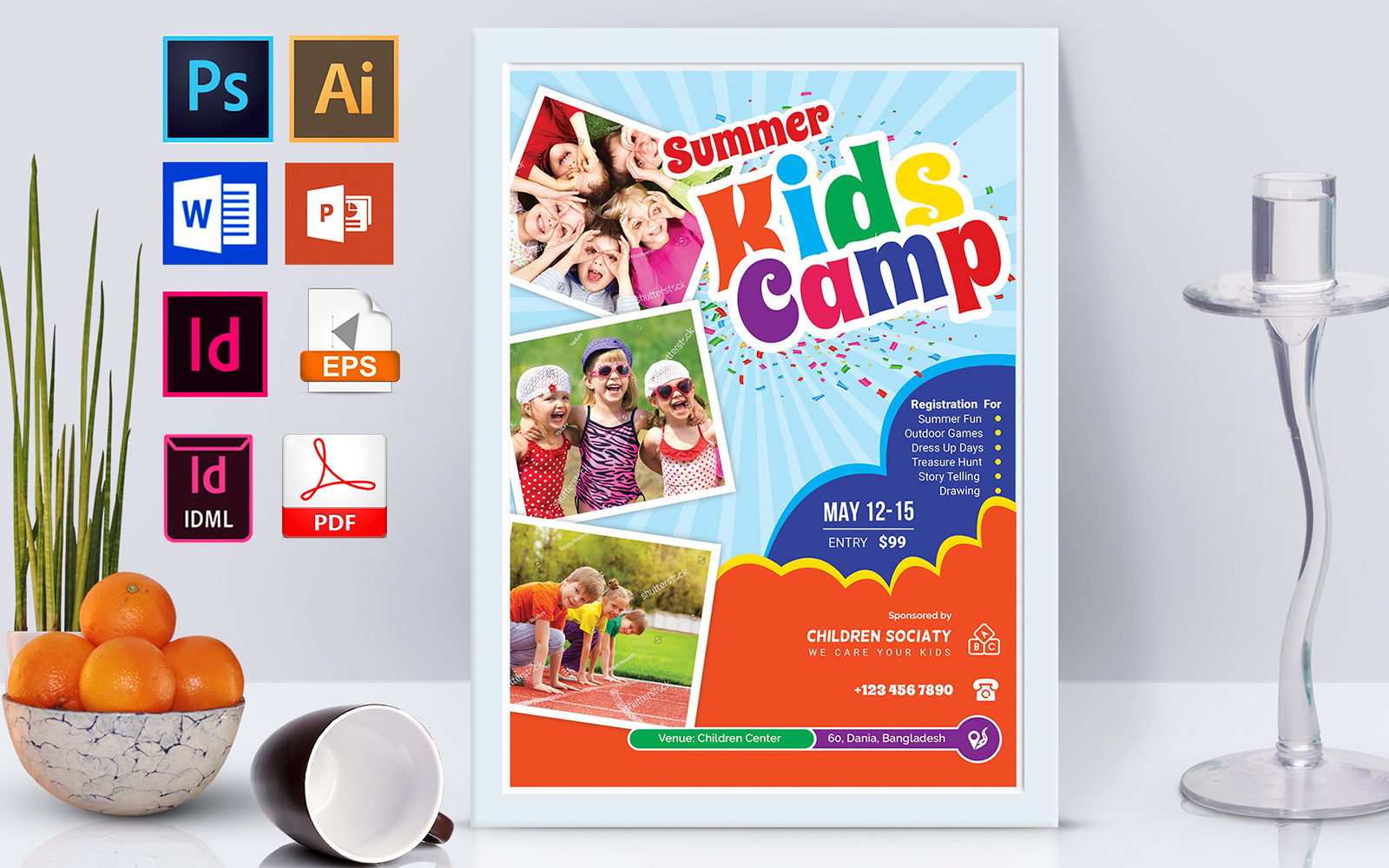 Poster | kids summer camp vol 03