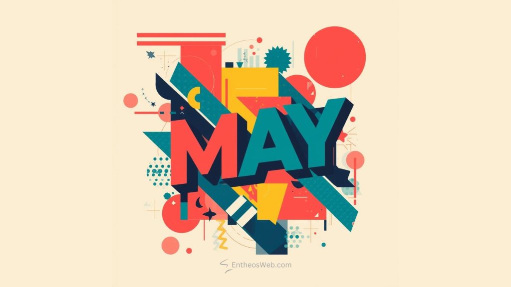 May desktop wallpaper geometric