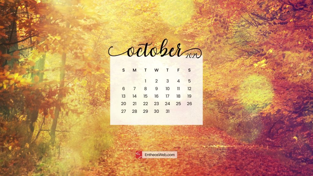 October 2024 desktop wallpaper background   autumn