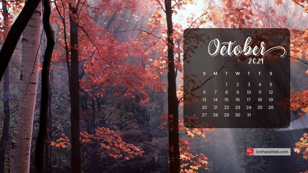 October 2024 desktop wallpaper background