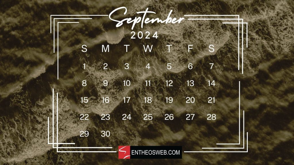 September 2024 calendar desktop wallpaper backgrounds