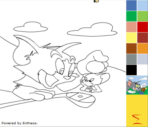 Flash coloring game  free download Coloring