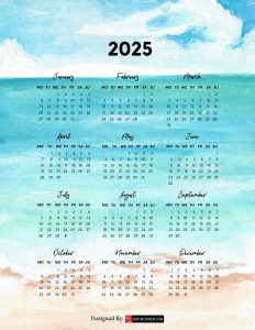 Free 2025 Calendars | EntheosWeb