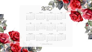 2025 Calendar Desktop Wallpaper And PDF Printables EntheosWeb 2025 Calendar Beautiful Flowers By Entheosweb 1 300x169