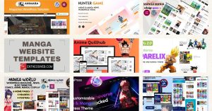 Manga Website Templates | EntheosWeb