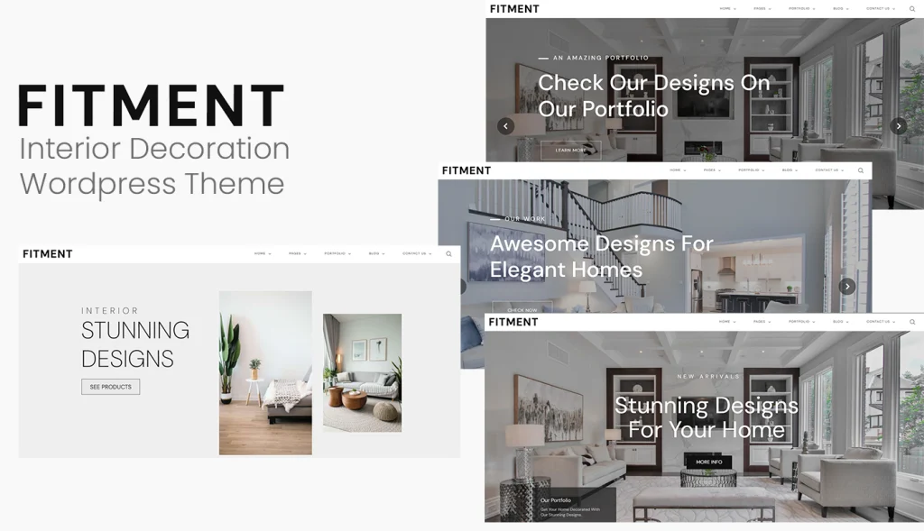 Template 394684   interior decoration wordpress theme