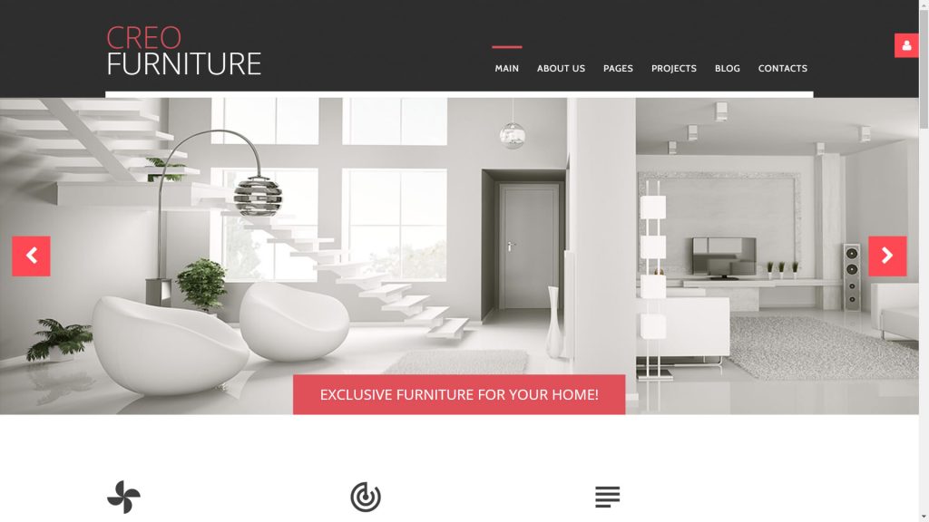 Template 62149     furniture multipage creative joomla template