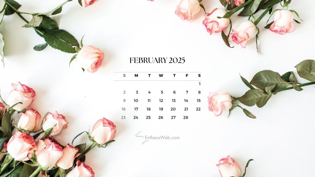 February 2025 desktop wallpaper