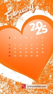 February 2025 Phone Wallpaper | EntheosWeb