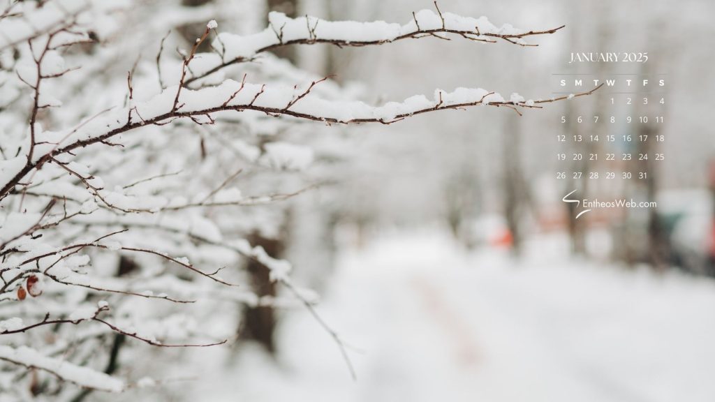 January 2025 Wallpaper | January 2025 Wallpaper for Laptops and Desktops | Entheosweb January 2025 calendar desktop wallpaper