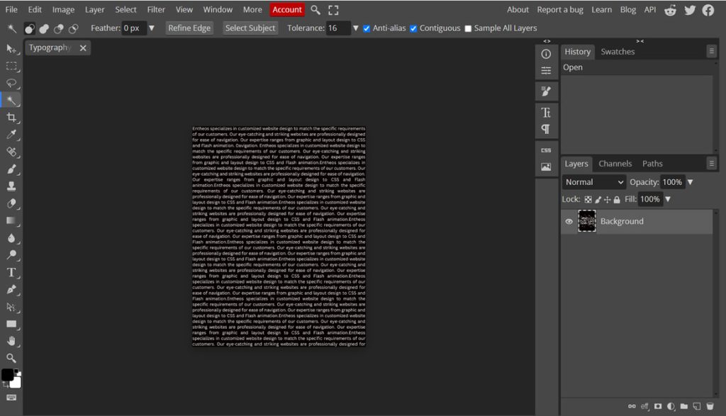 Typography effect8 entheos | Create a Typography Portrait Design in Canva | Entheosweb Typography effect8 entheos